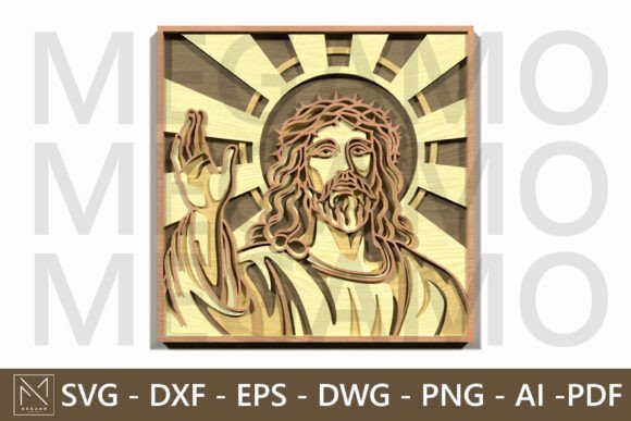 Jesucristo En Capas Creativo Digital