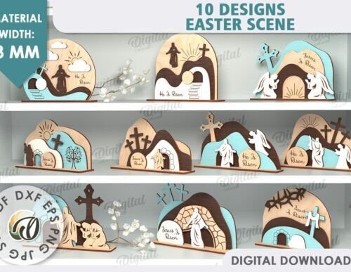 paquete-de-escenas-de-pascua-creativo-digital Paquete De Escenas De Pascua Creativo Digital