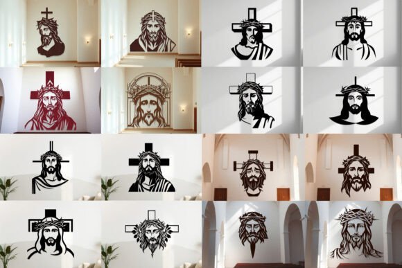 Paquete De Senal De Cruz De Jesus Creativo Digital