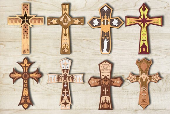 Paquete De Senal De Cruz De La Natividad Creativo Digital