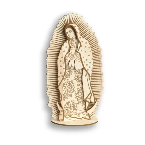 Virgen De Guadalupe Con Stand Creativo Digital