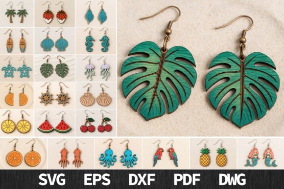 Paquete De Pendientes De Verano 2 Creativo Digital