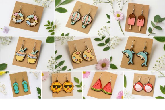 Paquete De Pendientes De Verano 3 Creativo Digital