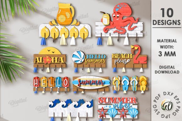 Paquete De Toalleros De Verano Creativo Digital