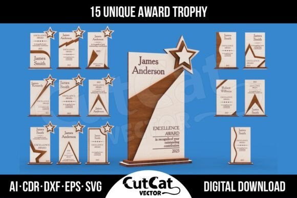 15 Trofeos De Premios Unicos A La Excelencia Creativo Digital