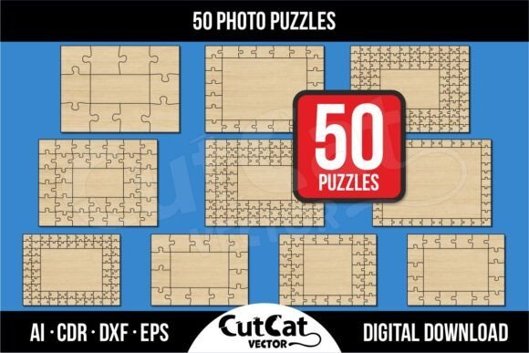 50 Rompecabezas De Fotos Creativo Digital