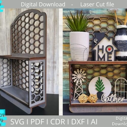 Bandeja De Exhibicion De Alambre De Gallinero Creativo Digital