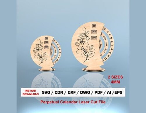 calendario-perpetuo-de-4-mm-creativo-digital Calendario Perpetuo De 4 Mm Creativo Digital