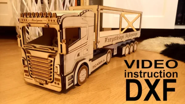 Camion Scania Porta Botella De Alcohol Creativo Digital