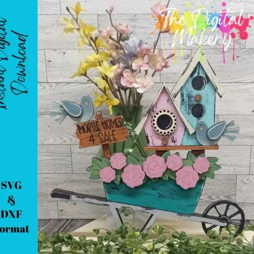 Casa Para Pajaros En Forma De Carro Creativo Digital