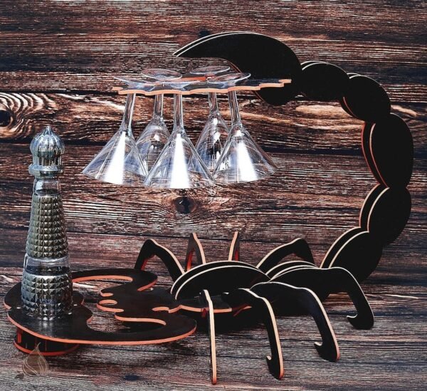 Colgador De Copas Escorpion Creativo Digital