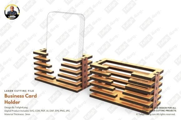 Tarjetero Geometrico Creativo Digital