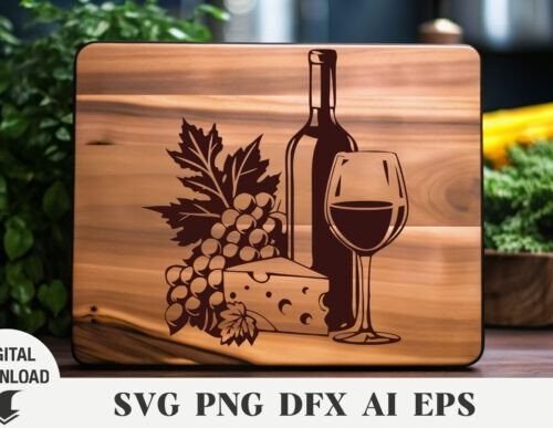 Vino Y Queso Creativo Digital