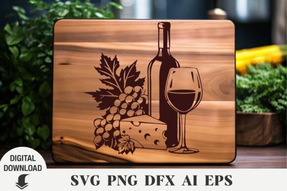 Vino Y Queso Creativo Digital